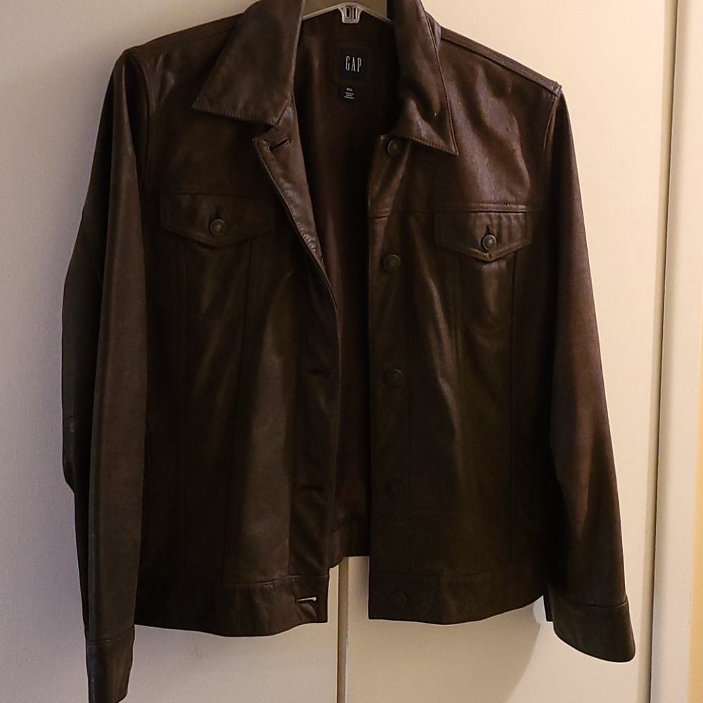 Gap 1969 Leather Jacket